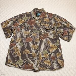 Master Sportsman Rugged Outdoor Gear Men Camp Hunting Shirt XL